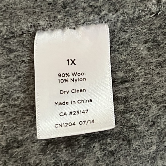 Talbots plus size wool blend jacket - Picture 6 of 7